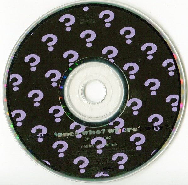 Jesus Jones : Who? Where? Why? (The Crisis Mix) (CD, Single)