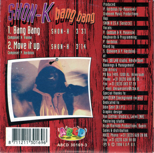 SHON-K : Bang Bang (CD, Single)