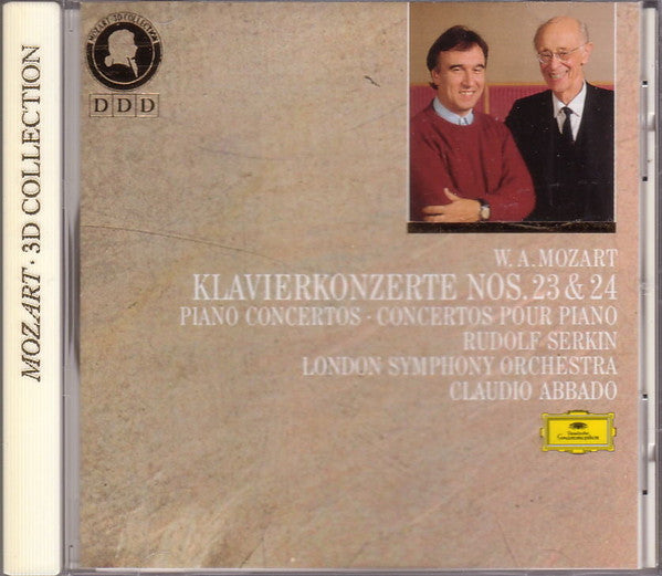 Wolfgang Amadeus Mozart / Rudolf Serkin, London Symphony Orchestra, Claudio Abbado : Klavierkonzerte Nos. 23 & 24 (CD, Comp)