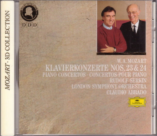 Wolfgang Amadeus Mozart / Rudolf Serkin, London Symphony Orchestra, Claudio Abbado : Klavierkonzerte Nos. 23 & 24 (CD, Comp)
