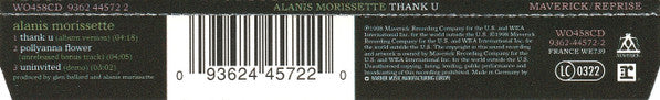 Alanis Morissette : Thank U (CD, Single)