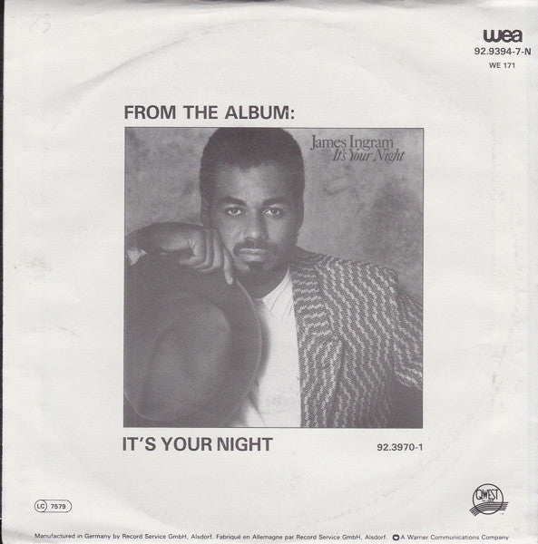 James Ingram & Michael McDonald : Yah Mo B There (7", Single)