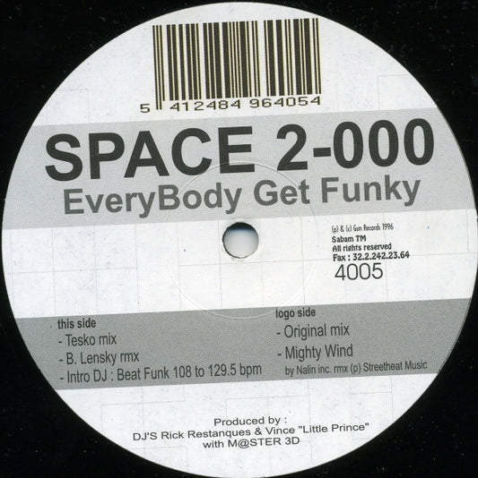 Space 2-000 : Everybody Get Funky (12")