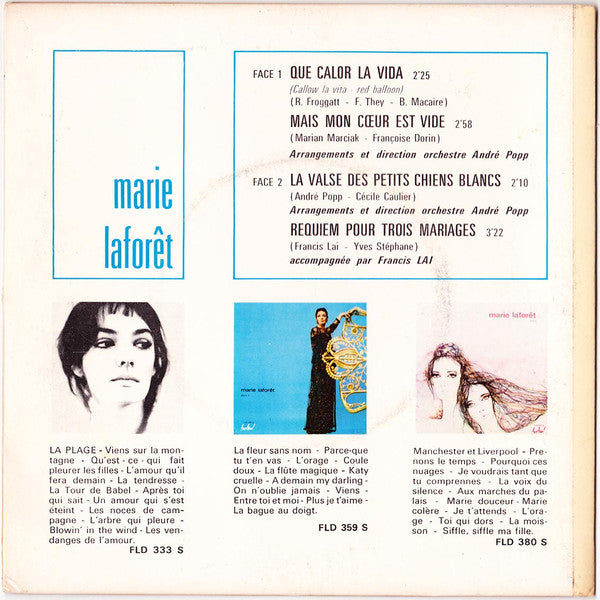 Marie Laforêt : Vol. XVI (7", EP, Gat)