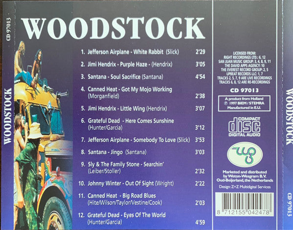 Various : Woodstock (CD, Comp)