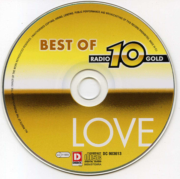 Various : Best Of Radio 10 Gold - Love (CD, Comp)