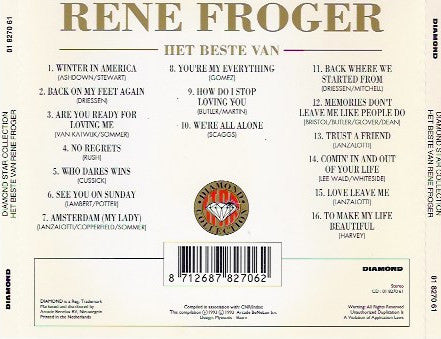 René Froger : Het Beste Van (CD, Comp)