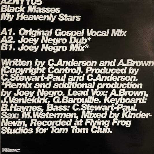 Black Masses : My Heavenly Stars (12")