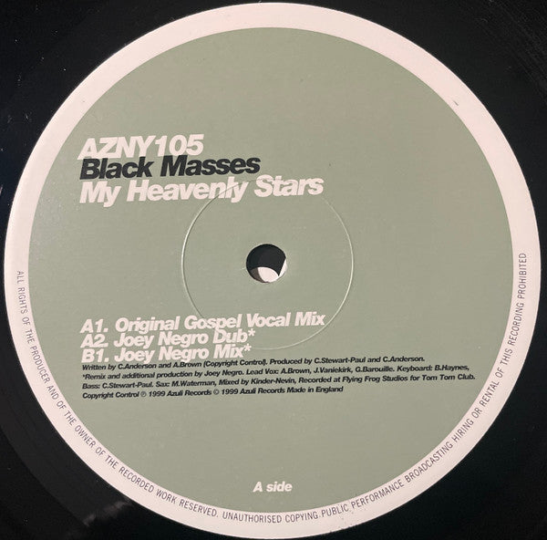 Black Masses : My Heavenly Stars (12")