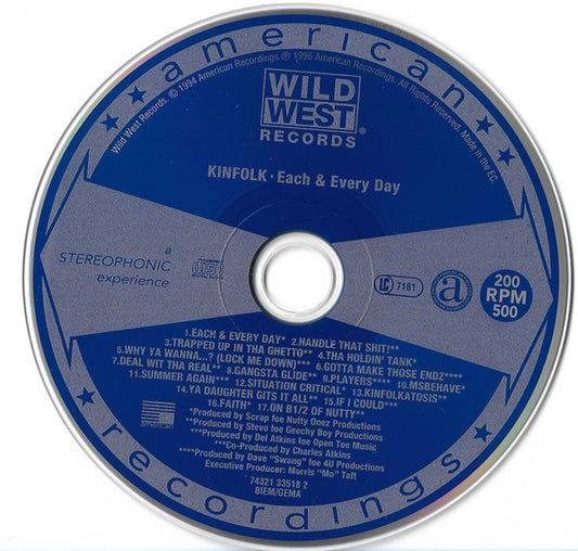 Kinfolk : Each & Every Day (CD, Album)