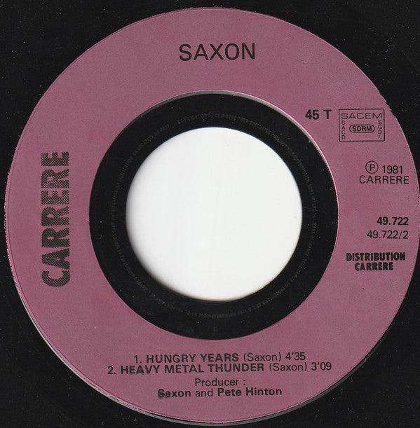 Saxon : And The Bands Played On (7")