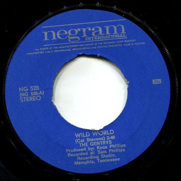 The Gentrys : Wild World (7", Single)