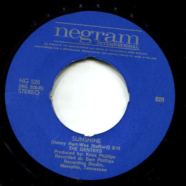 The Gentrys : Wild World (7", Single)
