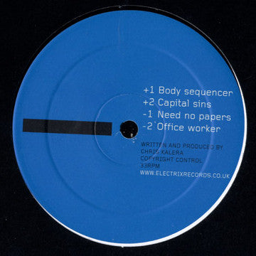 dynArec : Body Sequencer EP (12", EP)