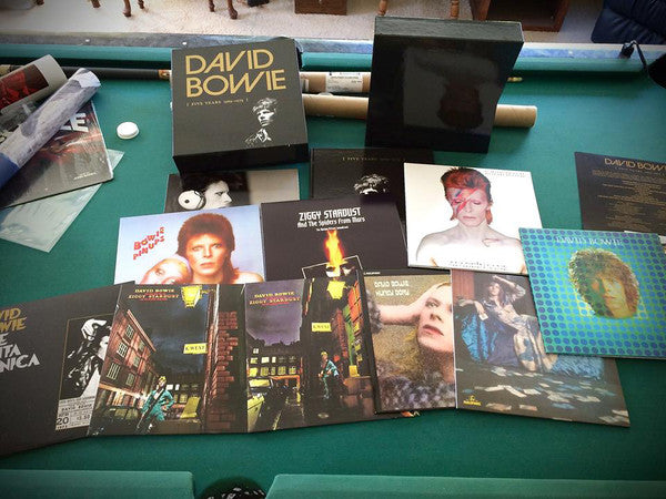 David Bowie : [Five Years 1969 - 1973] (Box, Comp, Ltd, RM + LP, Album, RE + LP, Album, RE)