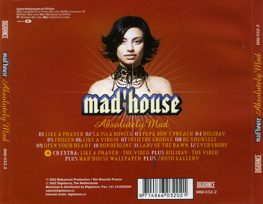 Mad'house : Absolutely Mad (CD, Album, Enh)