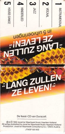 The Energy Makers : Lang Zullen Ze Leven! - De Feest-CD Van Duracell  (CD, Mini, Single, Promo)