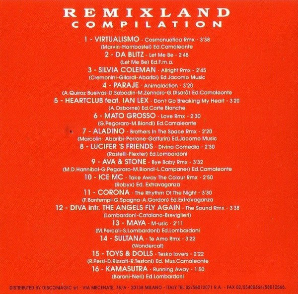 Various : Remixland Compilation (CD, Comp, Mixed)