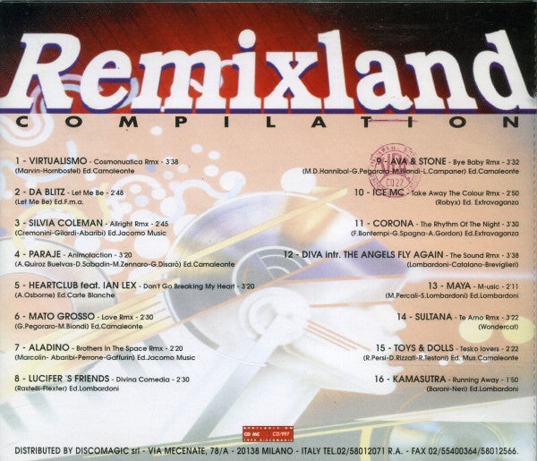 Various : Remixland Compilation (CD, Comp, Mixed)