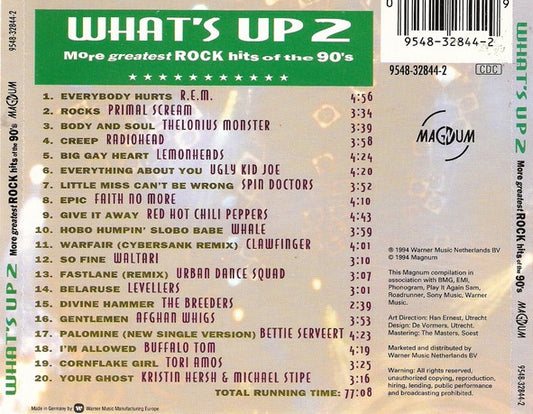Various : What's Up 2 (More Greatest Rock Hits Of The 90's) (CD, Comp)