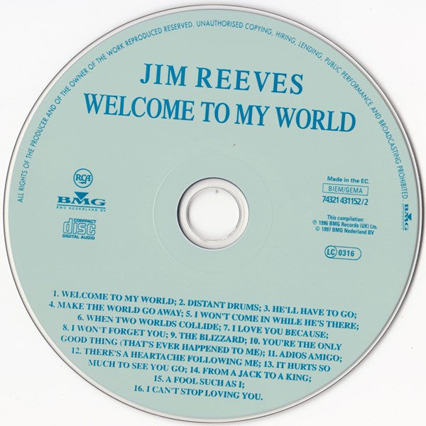 Jim Reeves : Jy Is My Liefling (2xCD, Comp)