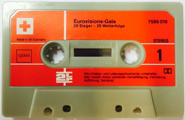 Various : Eurovisions Gala - 29 Sieger - 29 Welterfolge (Cass, Comp)