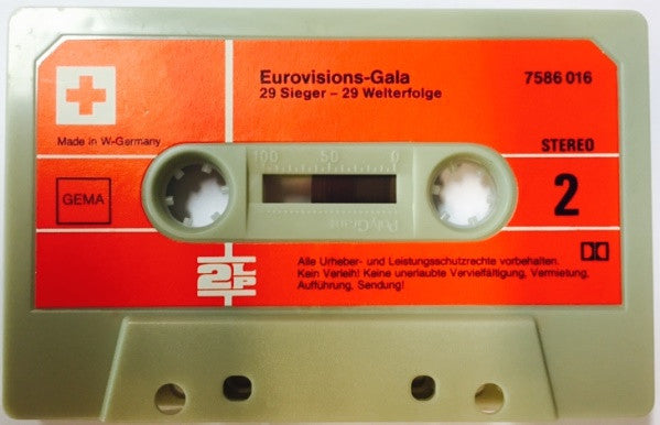 Various : Eurovisions Gala - 29 Sieger - 29 Welterfolge (Cass, Comp)