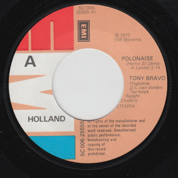 Tony Bravo (2) : Polonaise (7", Single)