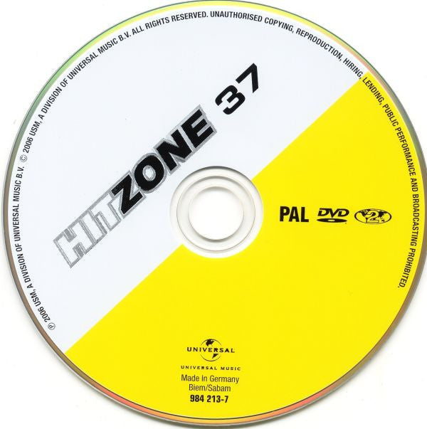 Various : Radio 538 Hitzone 37 (CD, Comp + DVD-V, Comp, PAL)