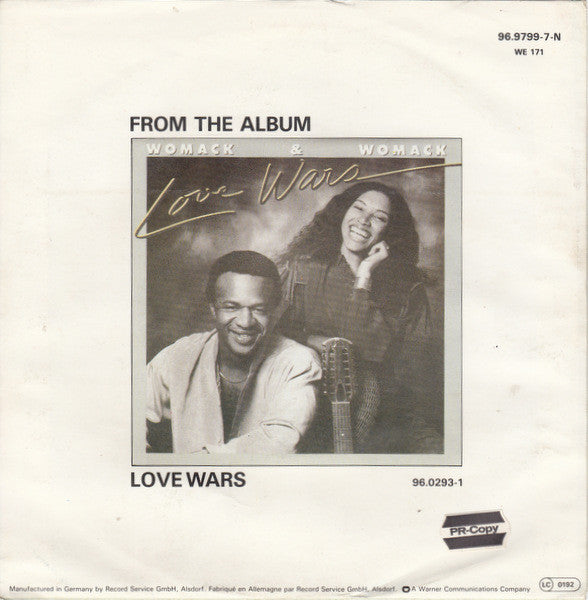 Womack & Womack : Love Wars (7", Single)