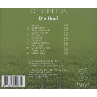 Gé Reinders : D'n Haof (CD, Album)