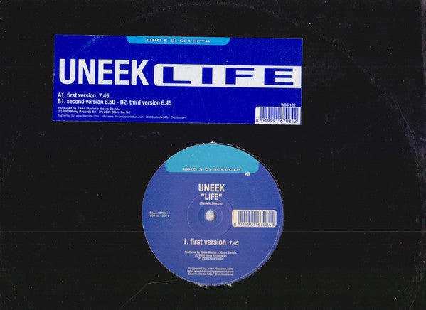 Uneek : Life (12")