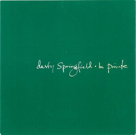 Dusty Springfield : In Private (7", Single)