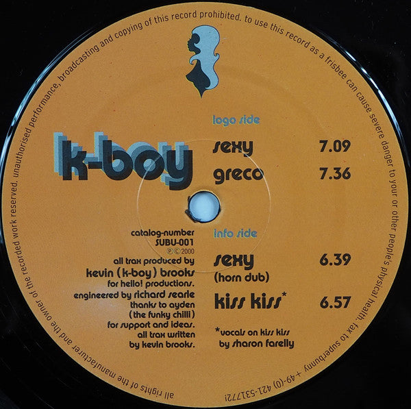 K-Boy : Sexy EP (12", EP)