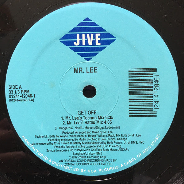 Mr. Lee : Get Off (12")