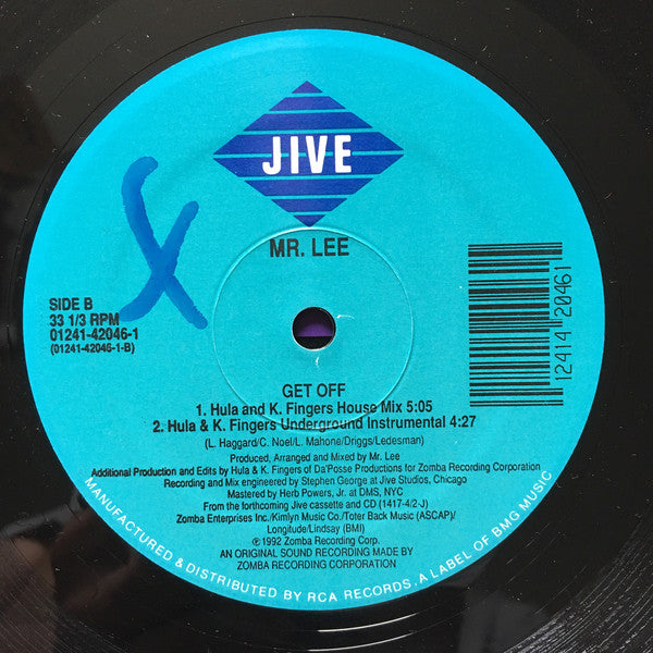 Mr. Lee : Get Off (12")