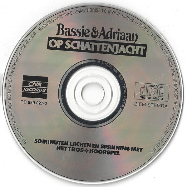 Bassie & Adriaan : Op Schattenjacht (CD, Album)