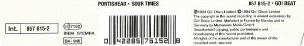 Portishead : Sour Times (CD, Single)
