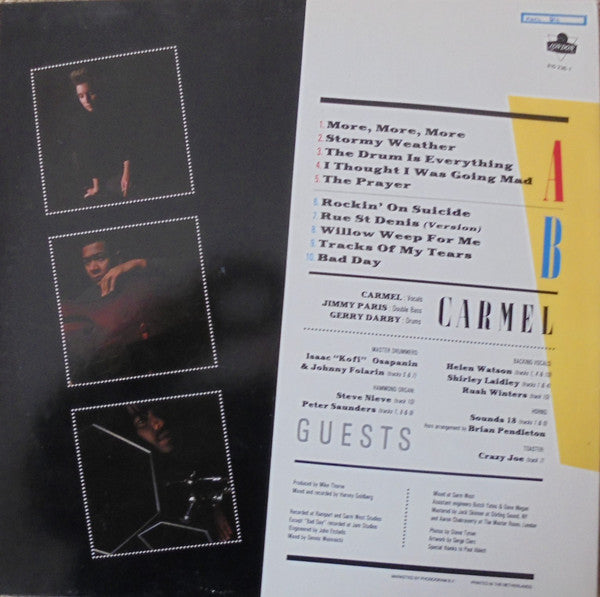 Carmel (2) : The Drum Is Everything (LP, Album)