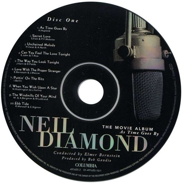Neil Diamond : The Movie Album (As Time Goes By) (2xCD, Album)