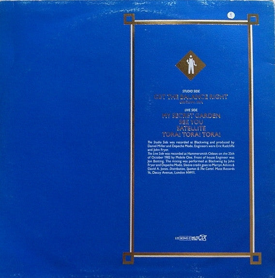 Depeche Mode : Get The Balance Right And Live Tracks (12", Single)