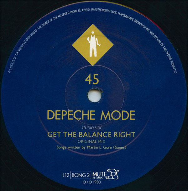 Depeche Mode : Get The Balance Right And Live Tracks (12", Single)