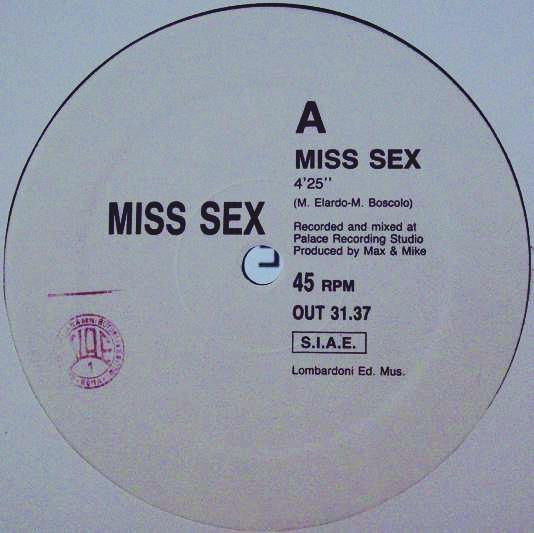 Miss Sex : Miss Sex (12")