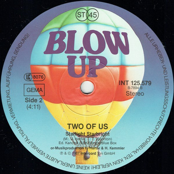 Two Of Us : We Got To Break It Out (12")