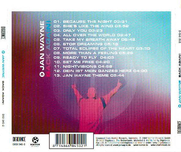 Jan Wayne : Back Again! (CD, Album)