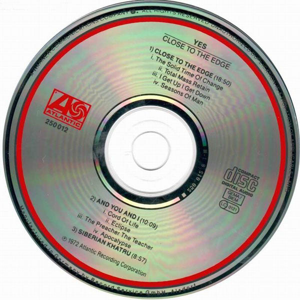 Yes : Close To The Edge (CD, Album, RE)