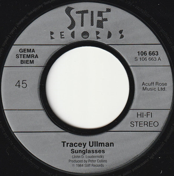 Tracey Ullman : Sunglasses (7", Single)