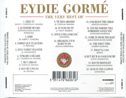 Eydie Gormé : The Very Best Of Eydie Gormé (CD, Comp)