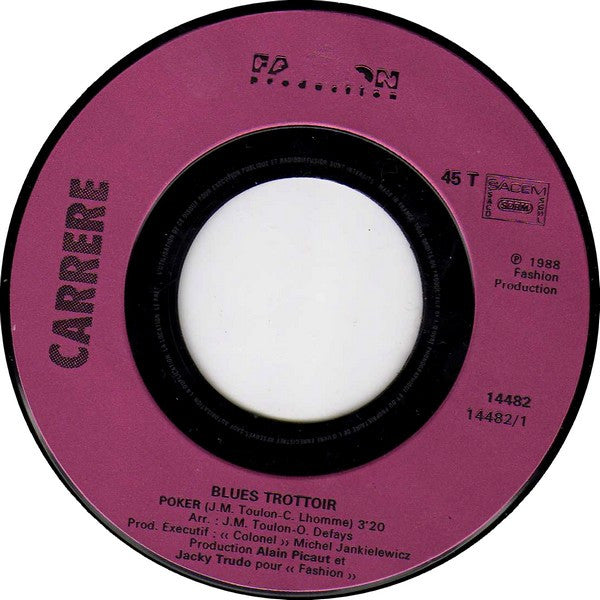 Blues Trottoir : Poker (7", Single)