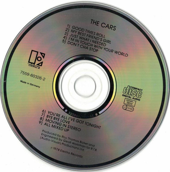 The Cars : The Cars (CD, Album, RE)